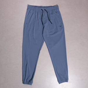 Leg3nd Men's Performance Stretch Jogger Pants Gym Workout Active Blue Large